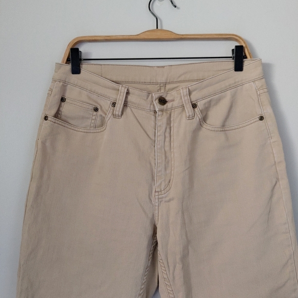 Vintage L.L Bean 1912 Straight Leg Jeans Size 12 Tall Khaki Tan - Picture 4 of 16